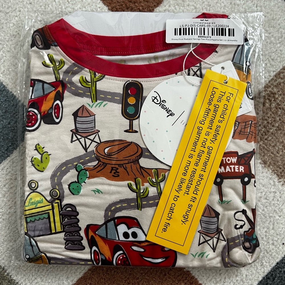 Little Sleepies Radiator Springs PJs NIB